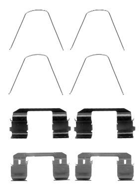 HELLA PAGID Lisakomplekt, ketaspiduriklotsid 8DZ 355 204-641